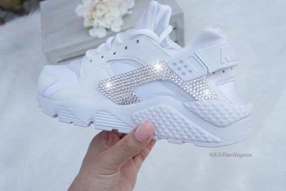 Bling Nike Huarache Sneakers with 