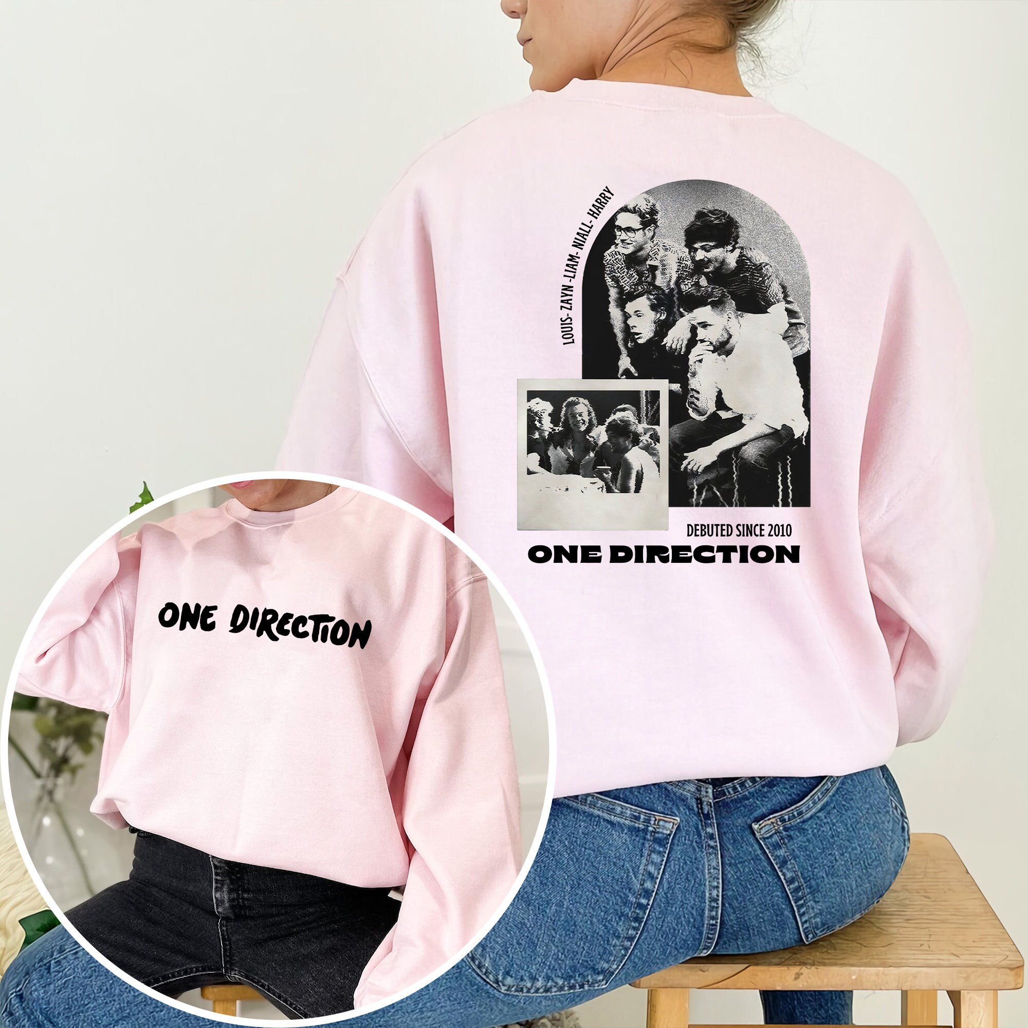 One Direction 2side Hoodie 1D One Direction Direction Band Tshirt Gift for Men Women Unisex T shirt Etsy UK