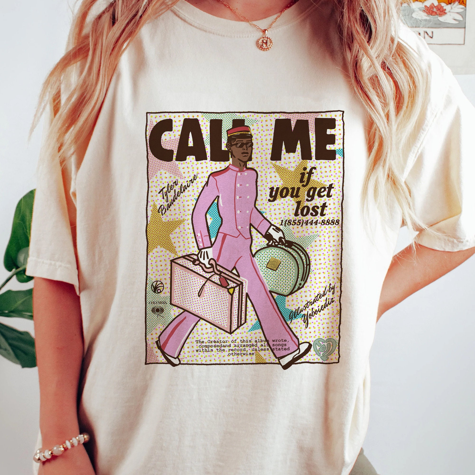 90s Vintage Rapper Tyler the Creator, Inspired 'call Me If You Get Lost