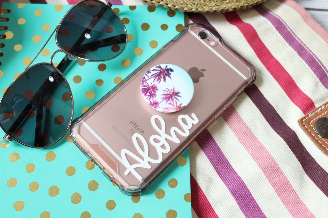 Aloha decal sticker Phone case sticker Hawaiian sticker Etsy