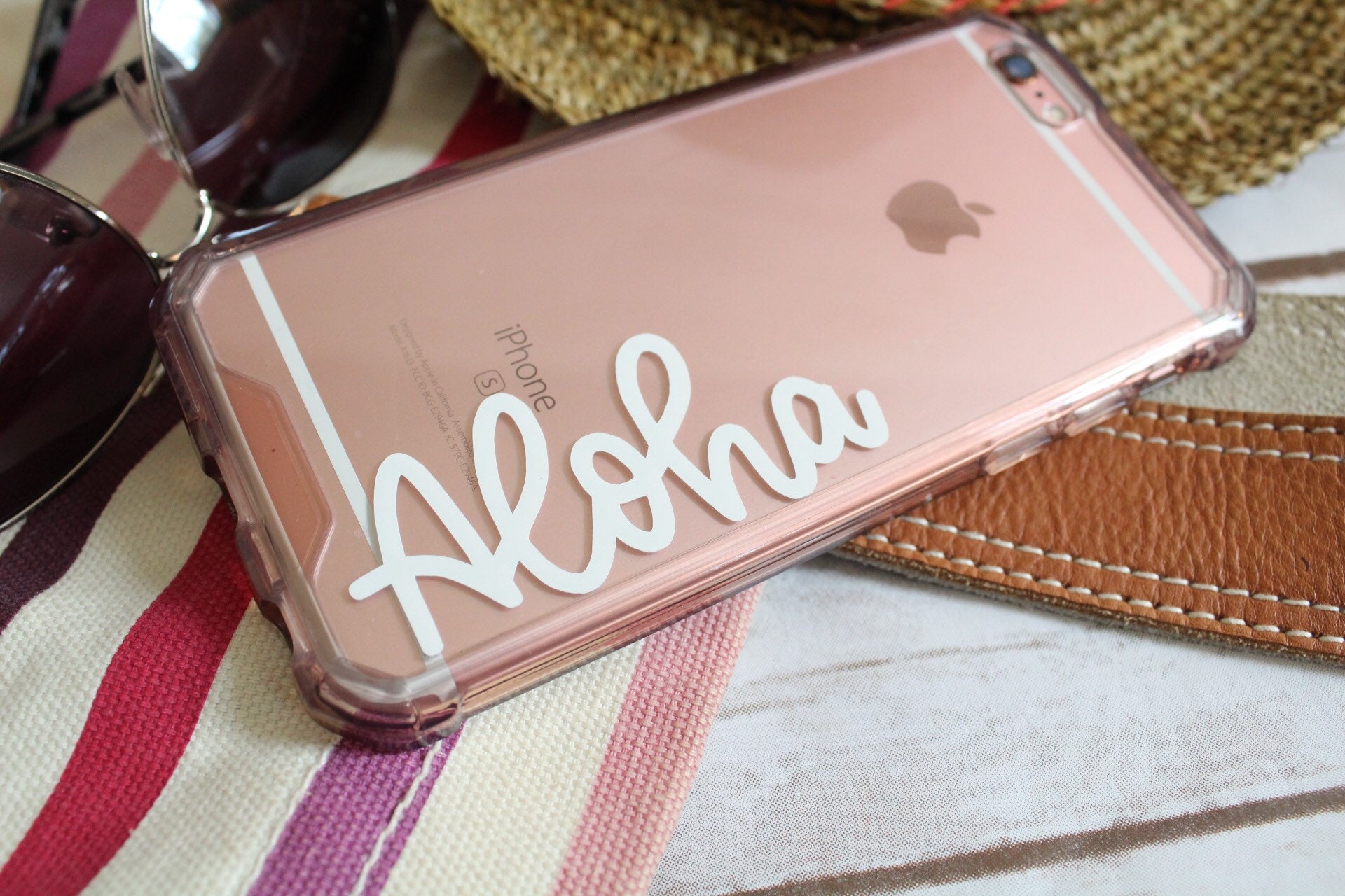 Aloha Decal Sticker Phone Case Sticker Hawaiian Sticker Etsy