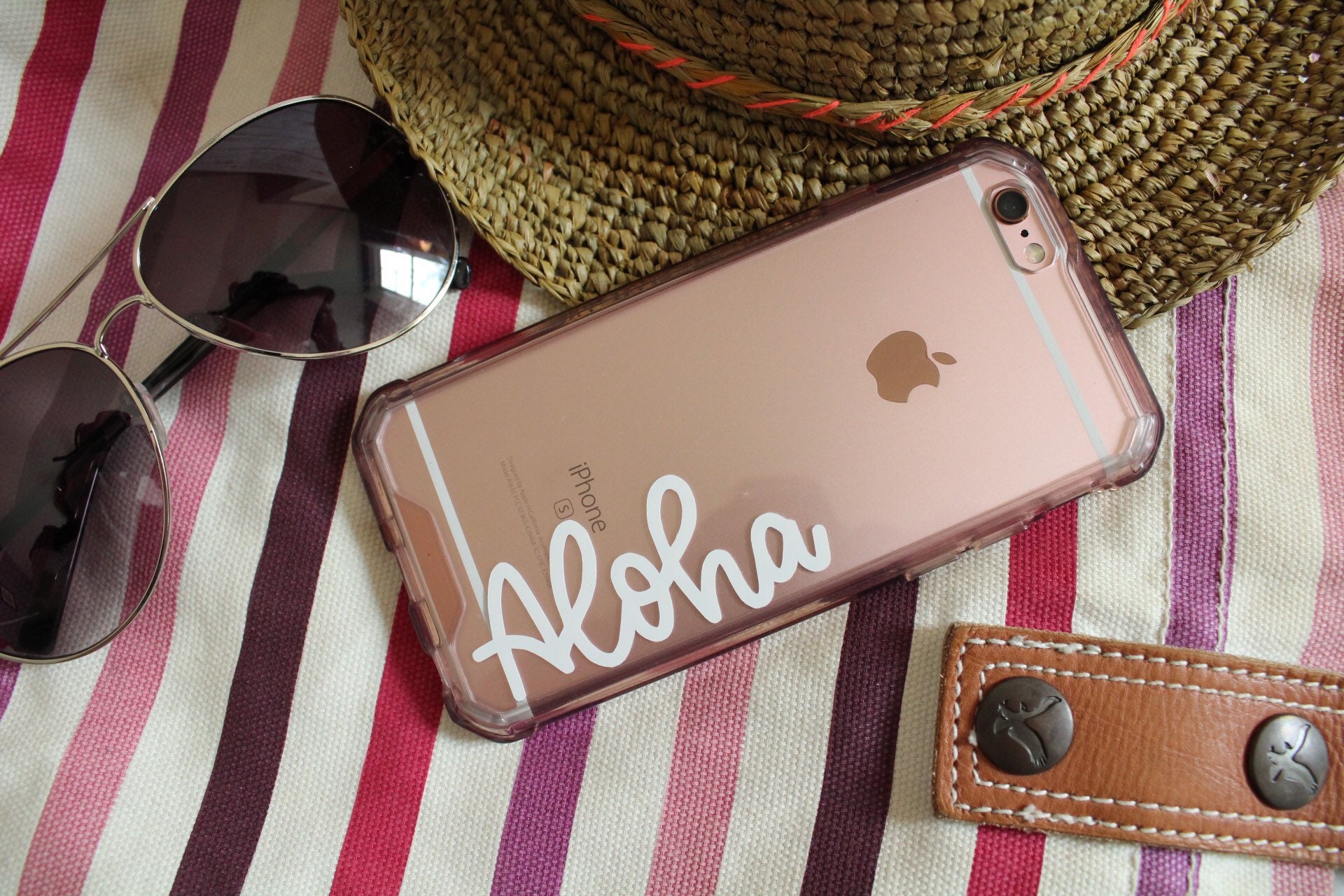 Aloha decal sticker Phone case sticker Hawaiian sticker Etsy