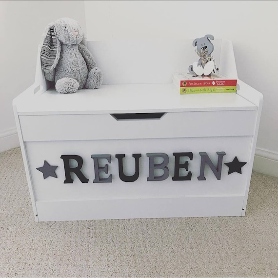 personalised toy box soft close