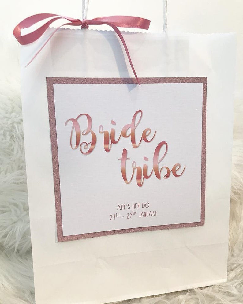 bride tribe hen party bags