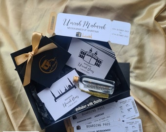 Umrah Annoucement Gift Box | Umrah Gift Box | Umrah Suprise | Umrah Dua Book | Makkah | Madinah | Dua Book | Umrah | Umrah Mubarak -- PDF