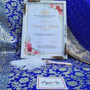 Nikkah Certificate | Nikkah Certificate | Nikkah Nama | Nikkah Contract | Personalised Nikkah certificate Bild 2