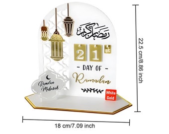 Ramadan Countdown Display | Ramadan Day 1 | Ramadan 2023 | Ramadan Decor | Ramadan Display | Personalised Ramadan Gift