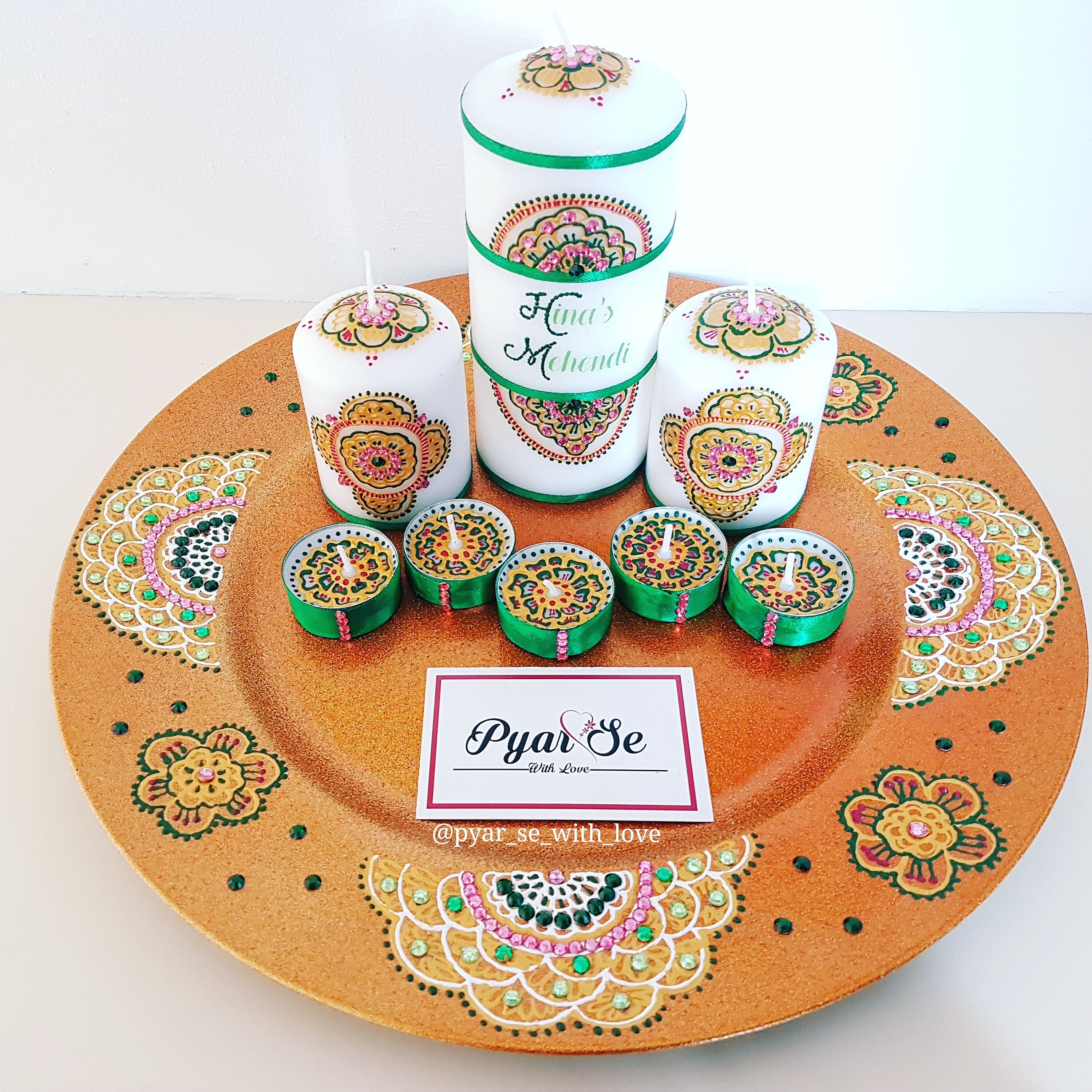 Personalised Candle Set Etsy UK