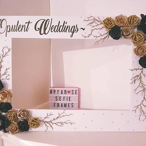 Selfie Frame Wedding Selfie Frame Personalised Selfie Frame Mehendi Selfie Frame image 4