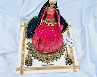 Doll Bride Hamper | Mini Bride | Wedding Hamper | Wedding Taal | Bride's Hamper | Ferror Rocher Bride | Mehendi Bride Doll | Doll Hamper |