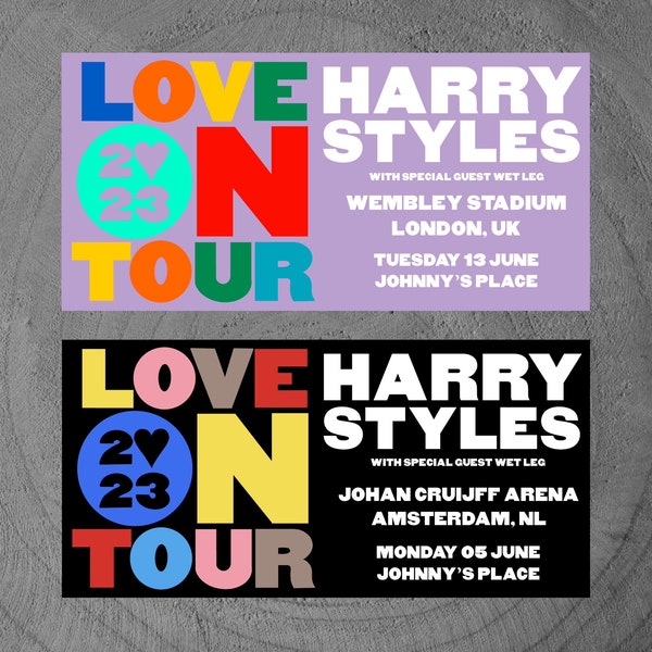 Harry Styles Love On Tour Tickets Germany Harry styles - Etsy.de
