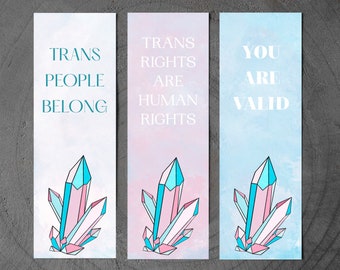 Trans Pride Bookmarks