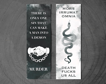 The Ninth House inspired Bookmarks