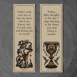 The Raven Cycle Tarot inspired Bookmark