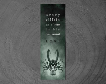 Loki inspired Bookmark