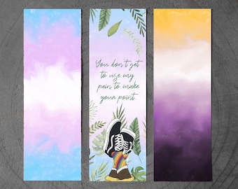 Felix Ever After Trans Nonbinary inspired Bookmarks