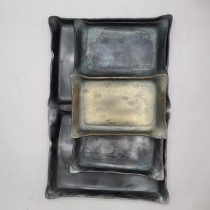 Hand Forged Iron Key Dish: Personalized Anniversary Catch-All