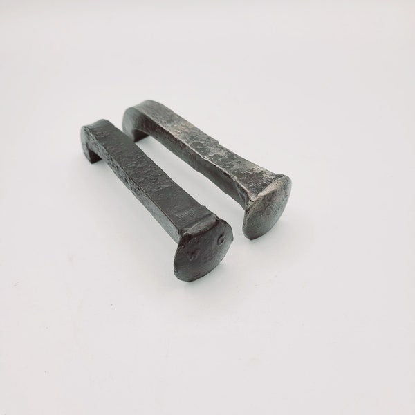 Railroad Spike Cabinet Hardware Pulls and Knobs - Reclaimed Vintage Spikes