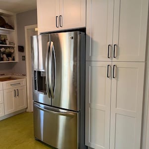 Hand Hammered Pulls and Knobs - Customizable Cabinet Hardware - Black Brass Silver afbeelding 8