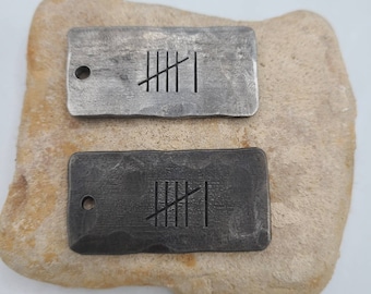 Hand Forged Iron Anniversary Keychain | 6 Year Anniversary Gift