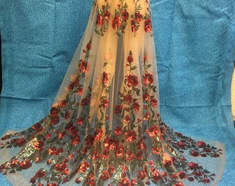 Rose Sequin Skirt custom design