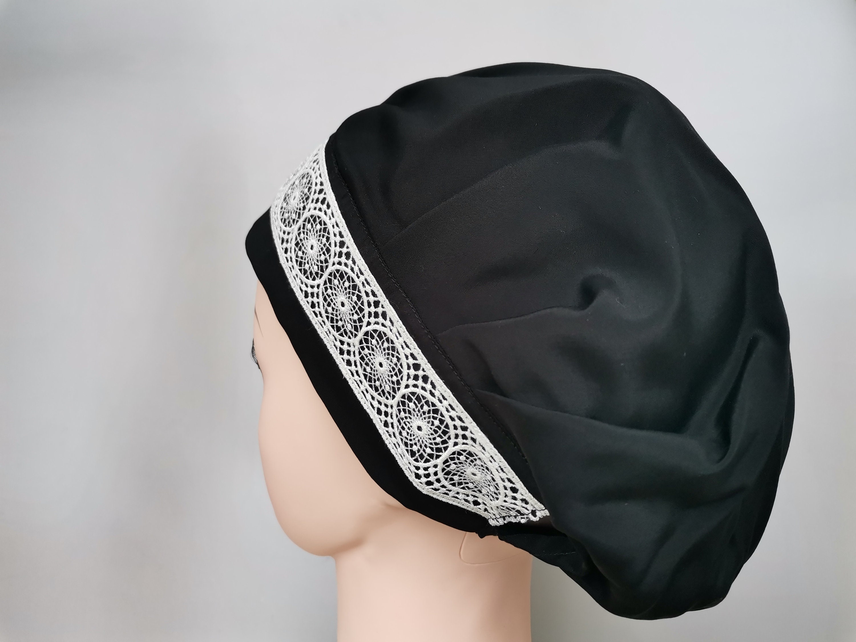 Christian lace head covering for women natural viscose soft Etsy