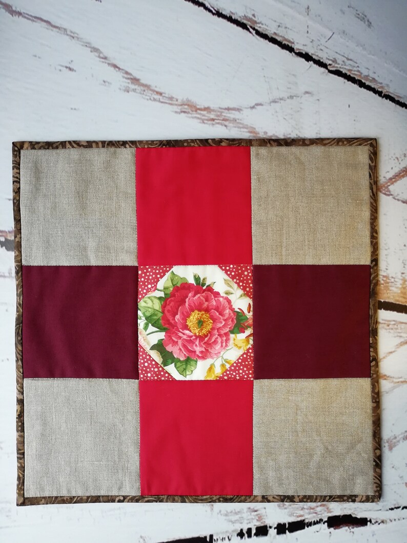 Christian Prayer Mat Mini Rug With Rose Christian Table Etsy