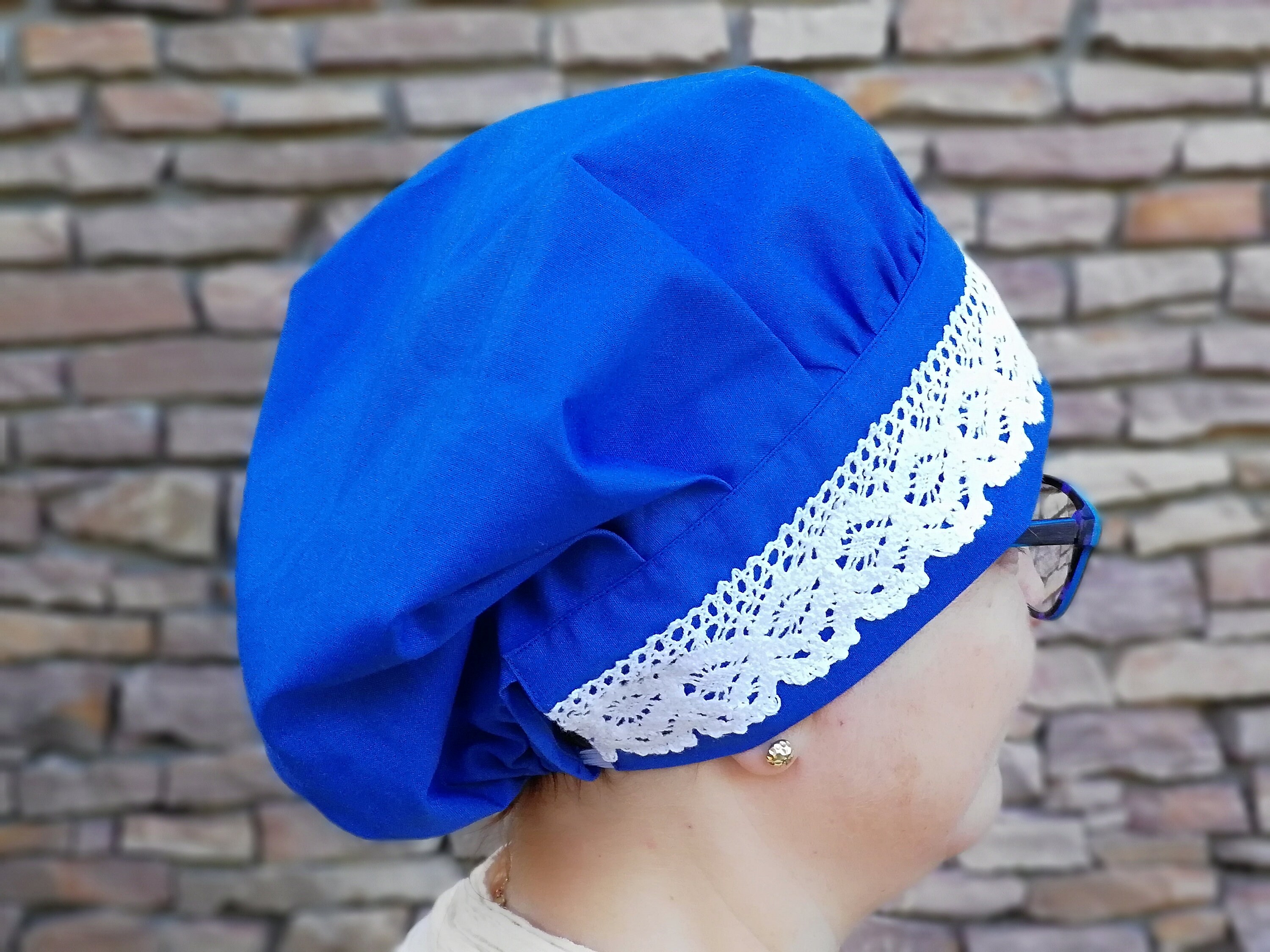 Orthodox women's lace hat prayer hair covering for church Etsy