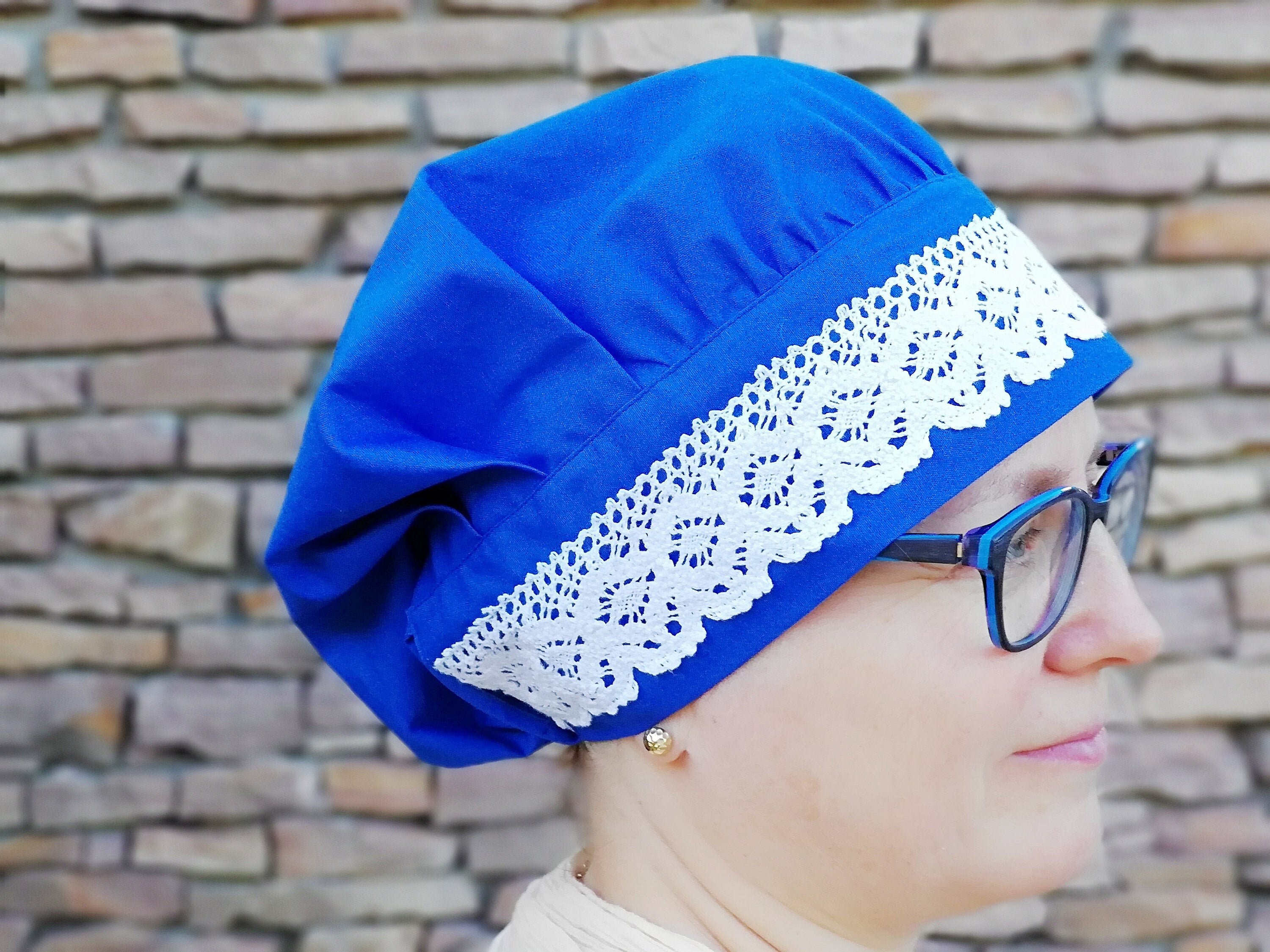 Orthodox women's lace hat prayer hair covering for church Etsy