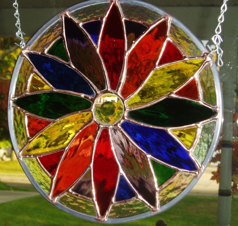 Stained Glass Color Wheel Etsy