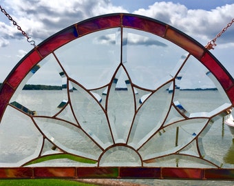 Stained Glass Half Round