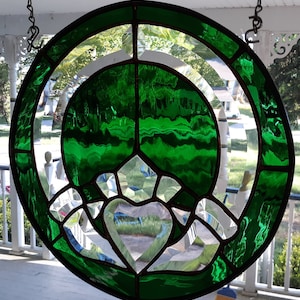 Stained Glass Claddagh