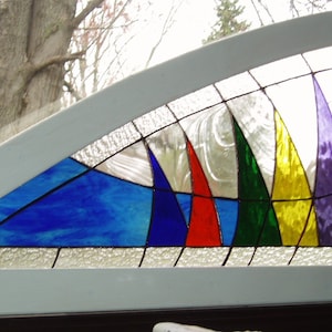 Stained Glass Sailboats--REDUCED