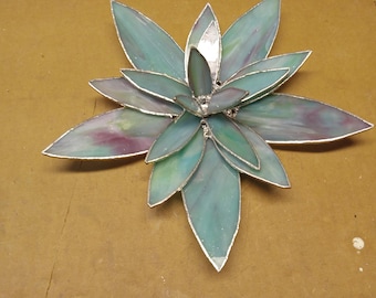 3-D Glass succulent