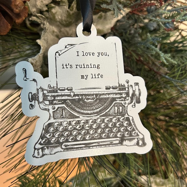 TTPD Typewriter Ornament
