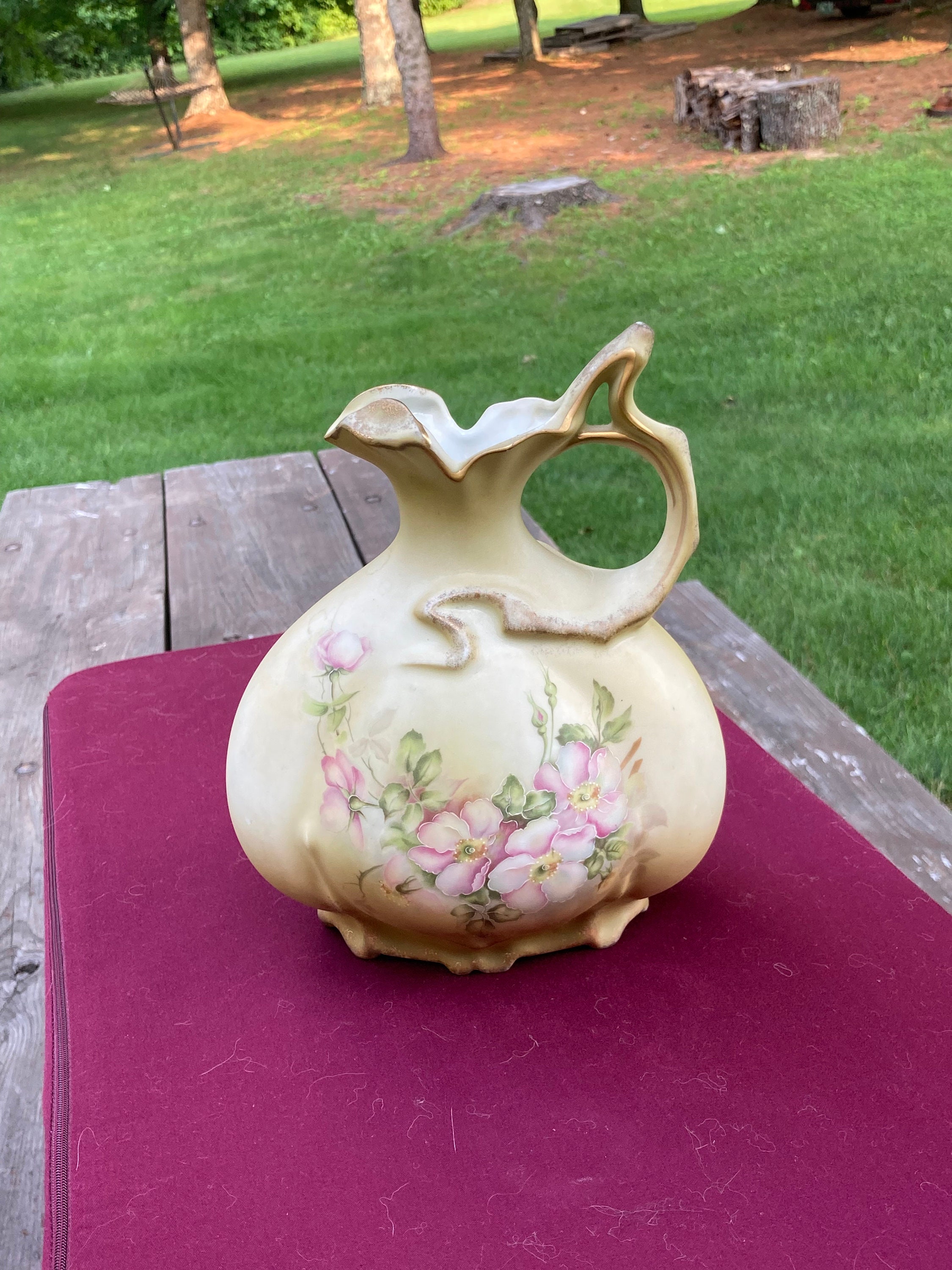 21+ Hand Painted Nippon Pitcher