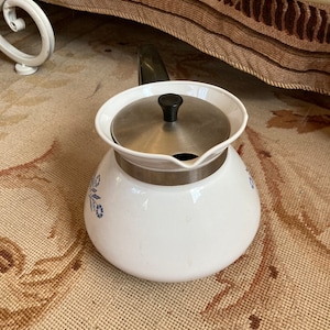 Corning Ware 6カップ パーコレーター ビンテージ Amazon.com: Corning Ware Blue Cornflower 6 Cup Stovetop