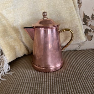 Vintage Copper Coffee Pot, Copral Copper Cookware