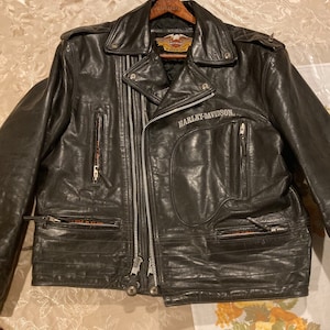 Vintage Men’s Motorcycle Jacket Harley Davidson Leather Jacket