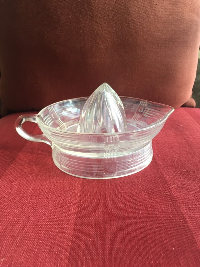 Vintage Glass Lemon Juicer Reamer Kitchen Utensils & Gadgets Etsy