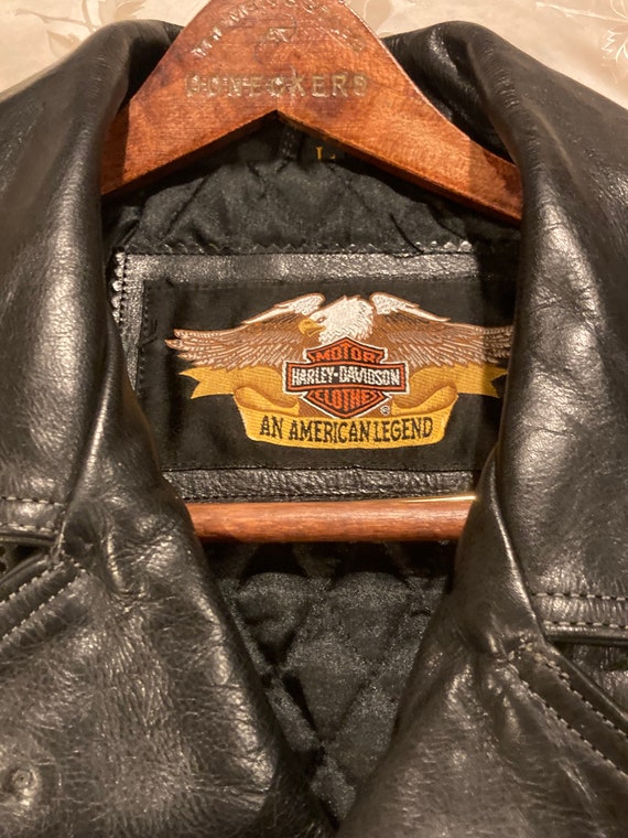 Vintage Men’s Motorcycle Jacket Harley Davidson L… - image 10
