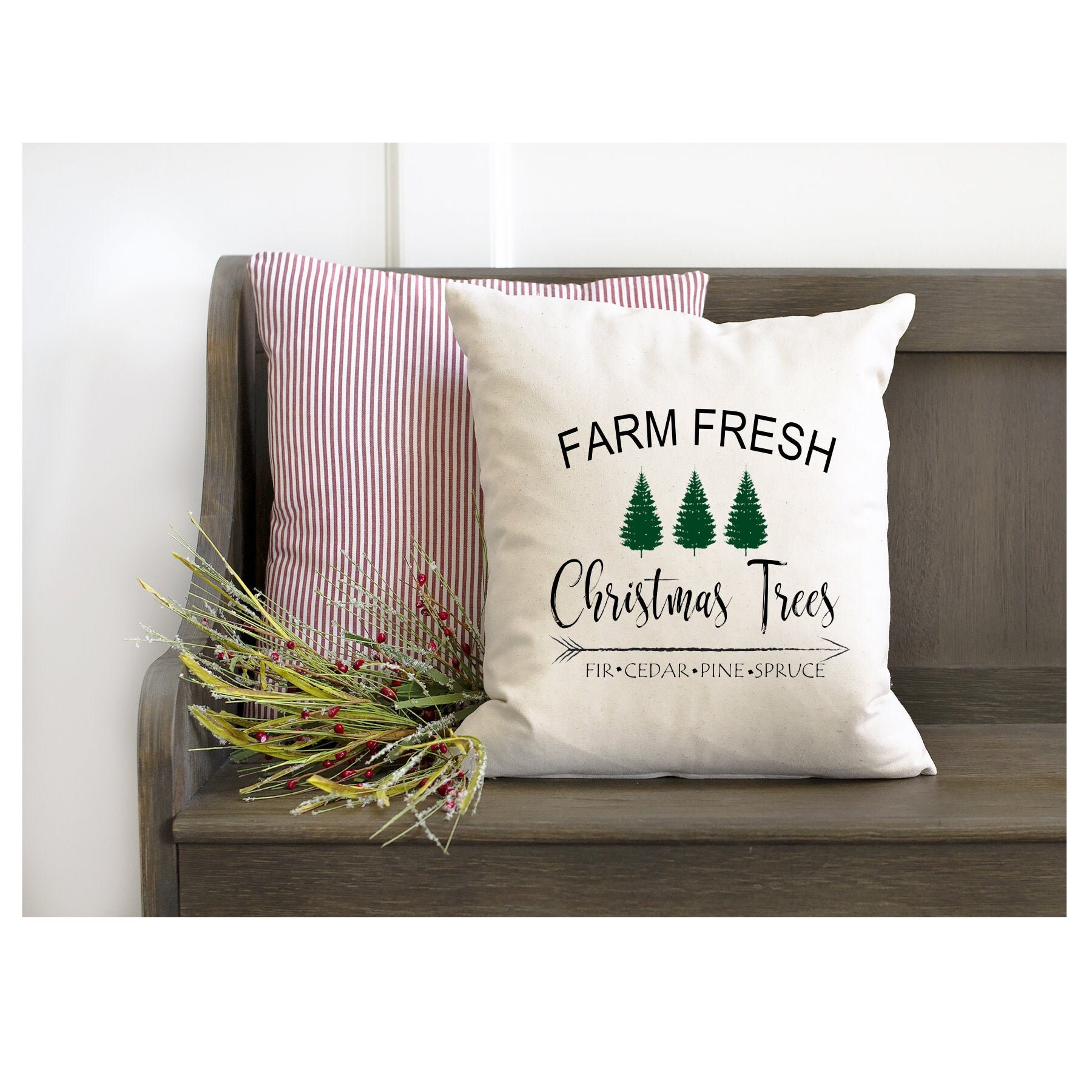 christmas pillows etsy