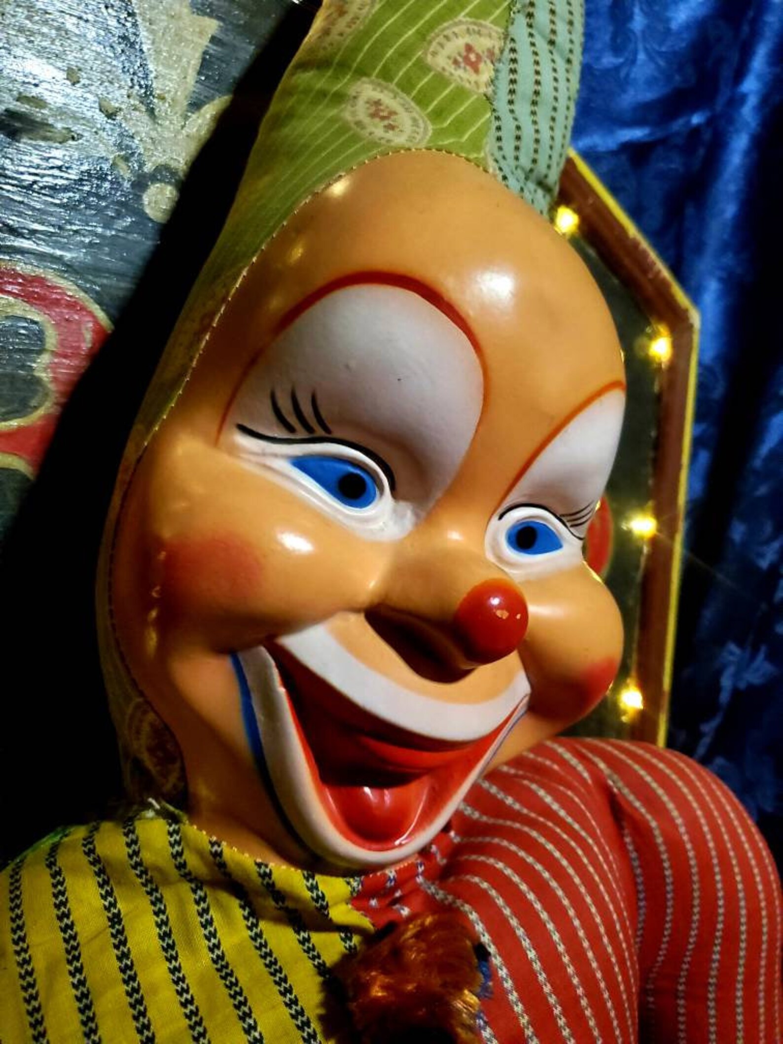 Scary Clown Doll 3.5ft Tall Vintage Creepy Circus Plush Etsy