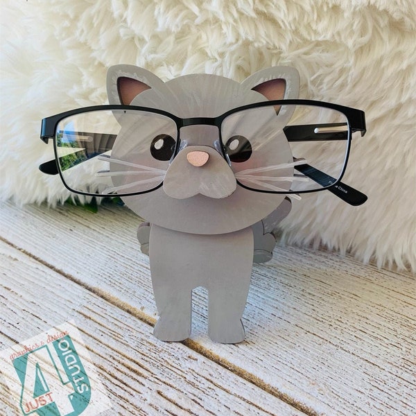 Cat Eyeglass Holder Digital File SVG for laser 3D