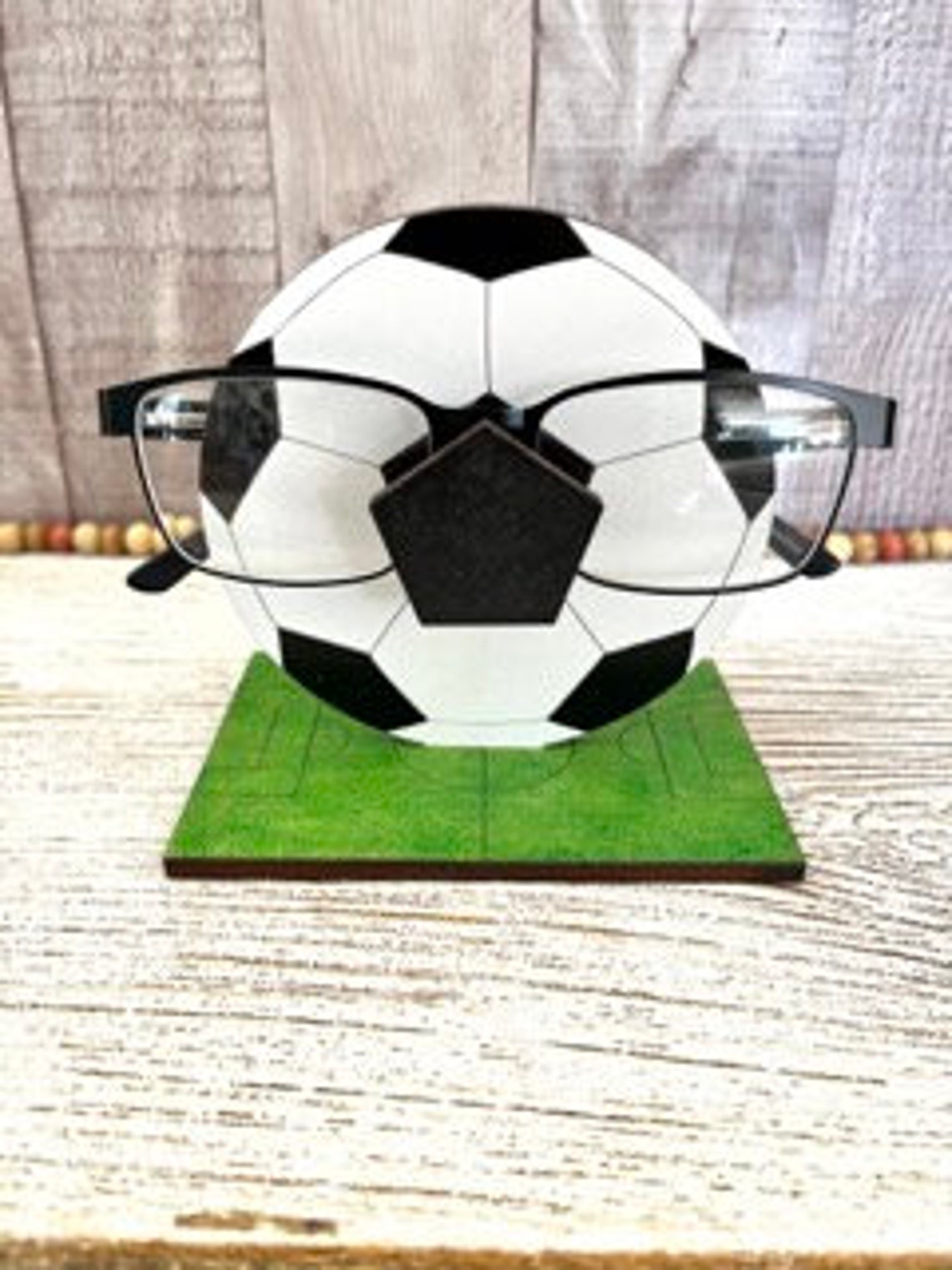 Soccer Ball Eyeglass Holder Digital Files For Cutting Laser Etsy Uk 