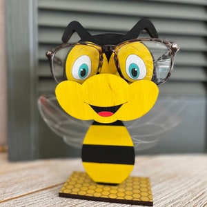 BEE Eyeglass holder DIGITAL FILE for cutting, laser, Glowforge ready, svg eps dxf pdf