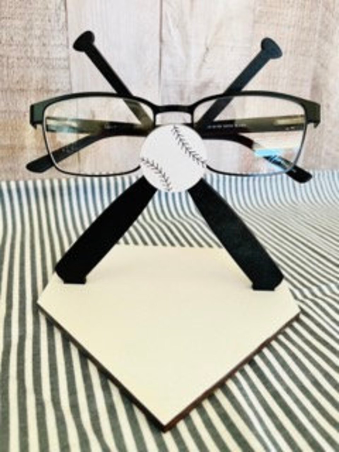 Baseball Eyeglass Holder Digital File for Cutting With Laser,