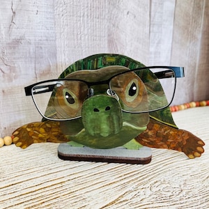 Turtle Eyeglass holder DIGITAL FILE pour la découpe, laser, Glowforge ready, svg eps dxf png pdf
