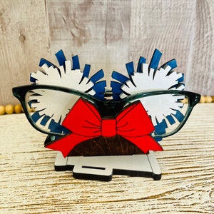 Cheer Eyeglass holder DIGITAL FILE for cutting, laser, Glowforge ready, svg eps dxf png pdf