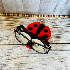 Portaocchiali Ladybug FILE DIGITALE per taglio, laser, Glowforge ready, svg eps dxf pdf